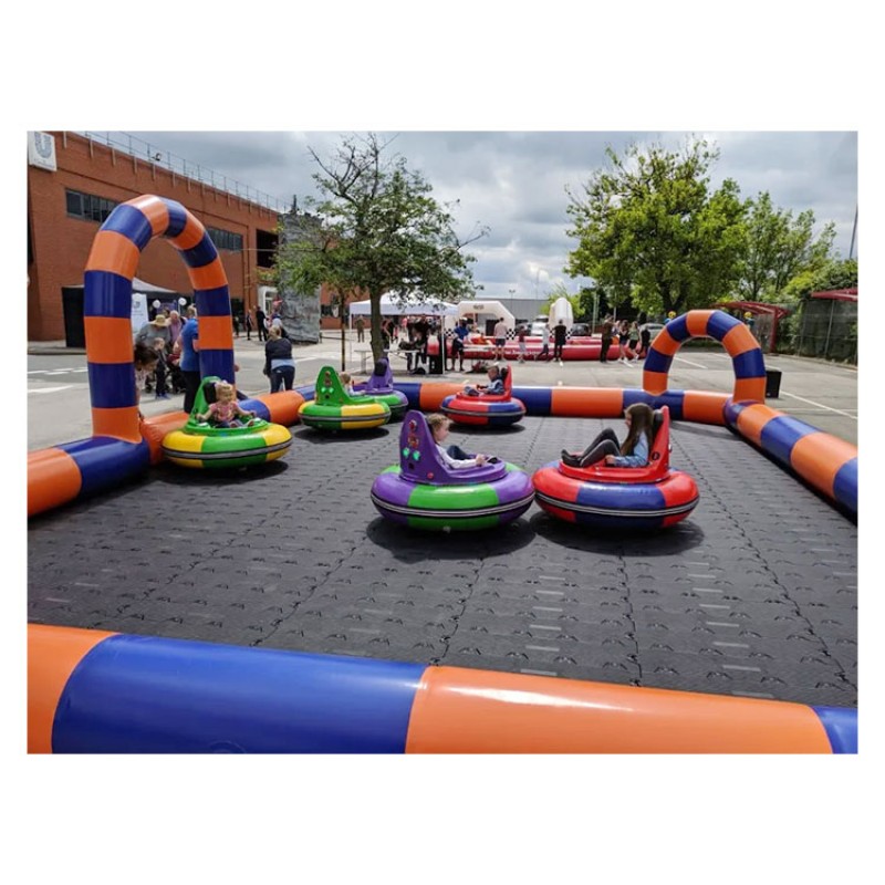 Race Track Factory - Outdoor Bumper Car Speedway Inflatable Go Kart