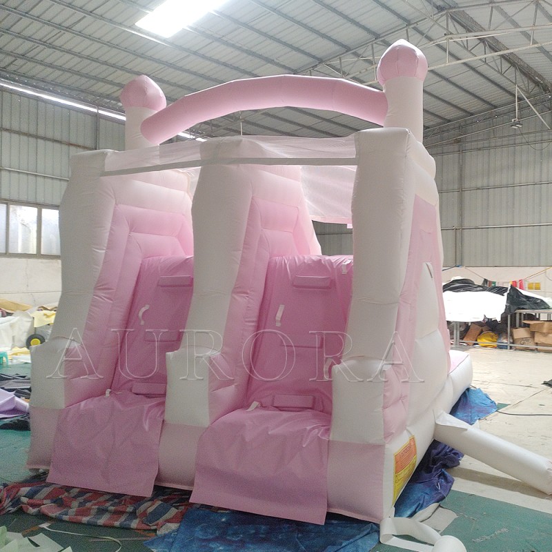 Water Slide Supplier - Hot Sale Dual Lane Inflatable Pool Water Slide