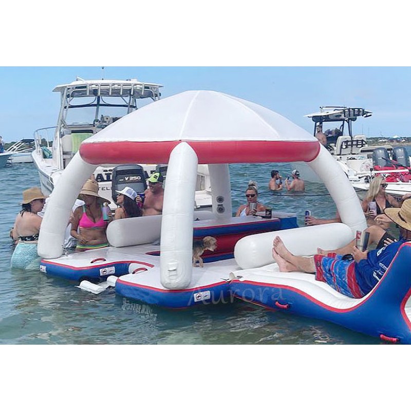 Inflatable Platform Factory - Party Platform Pool Floating Rest Bar