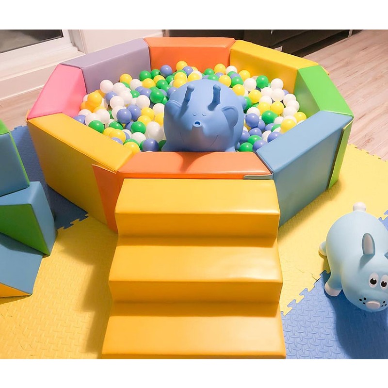 Ball Pit Pool Supplier - Commercial Amusement Park Orange Ball Pit