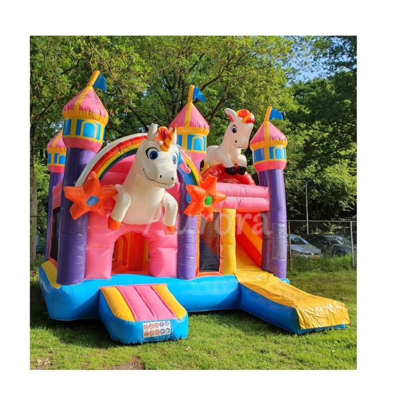 Jumping Castle Manufacturer - Outdoor Inflatable Castle Combo Slide