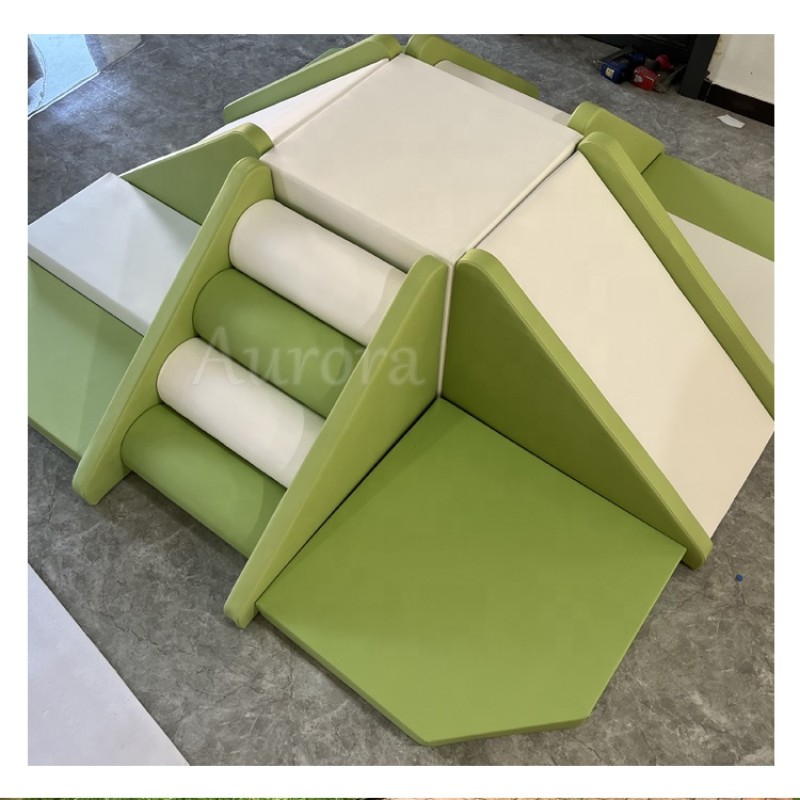 Bounce House Factory - Nude Tan Playground Set Slide Soft Play