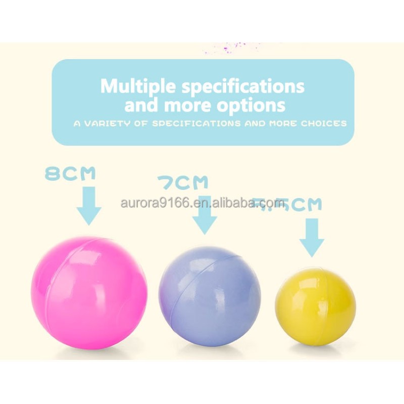 Ball Pit Balls Supplier - Toy 3 Inch Commercial Plastic Elastic