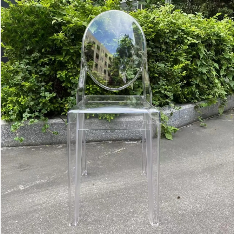 Ghost Chair Factory - Clear Crystal Tiffany Stackable Plastic