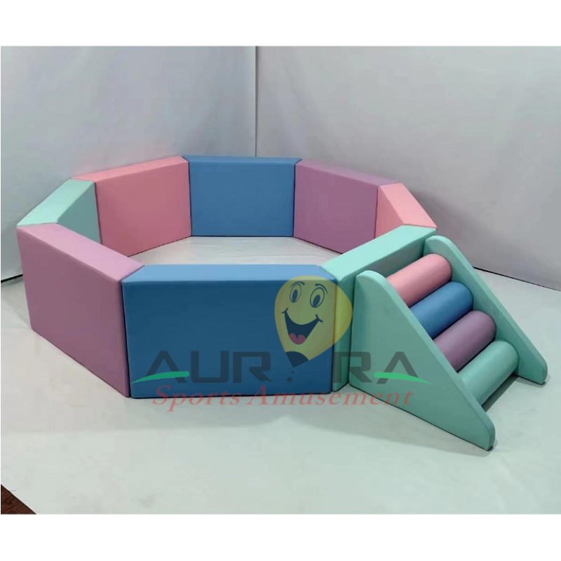 Soft Play Blocks Manufacturer - Commercial Purple Mint Color Toys