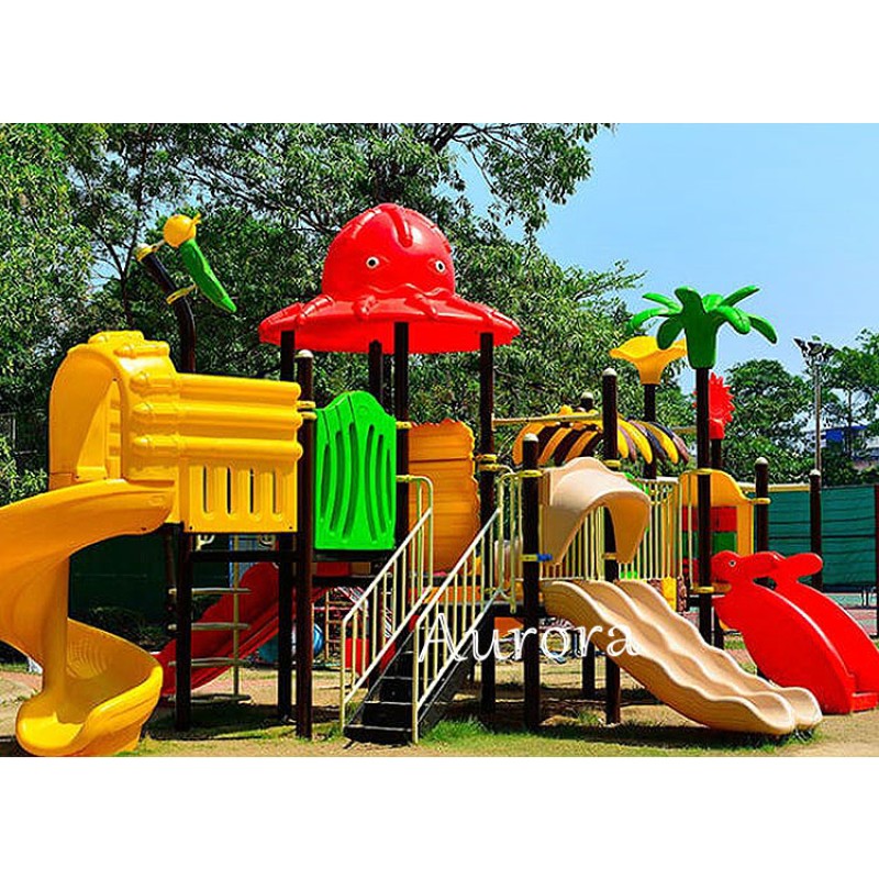 Outdoor Playground Supplier - Commercial Kids Plastic Park Safety Set
