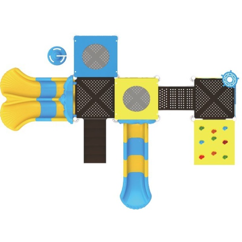 Slide Set Supplier - Outdoor Slide Set Toddlers Colorful Modular