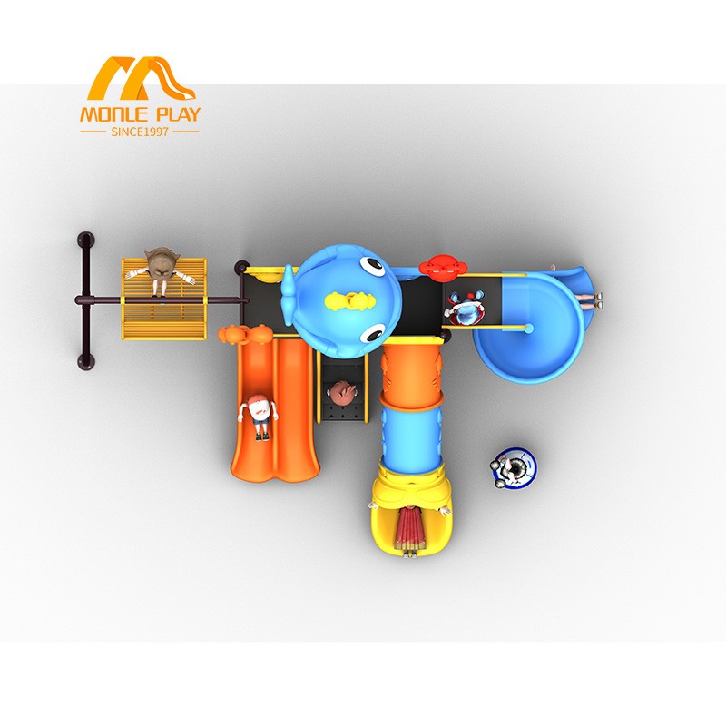 Amusement Park Manufacturer - Pirate Ship Theme Large Outdoor Slide