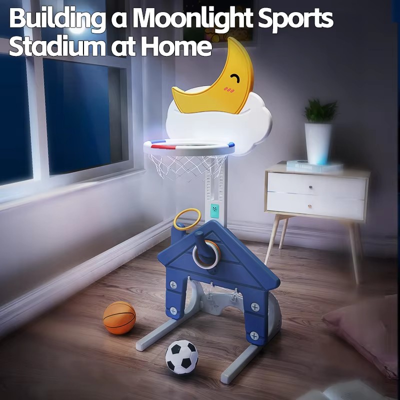 Basketball Stand Factory - Plastic Multi-Functional Moon