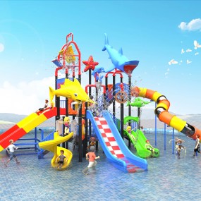 Water Play Equipment Factory - Outdoor Pool Water Slide