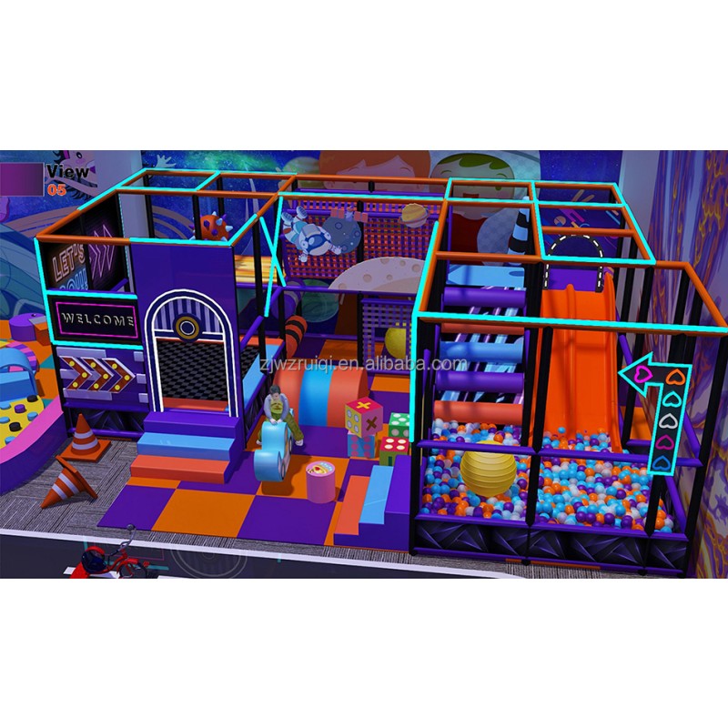 Trampoline Park Factory - Custom Size Long Plastic Slide