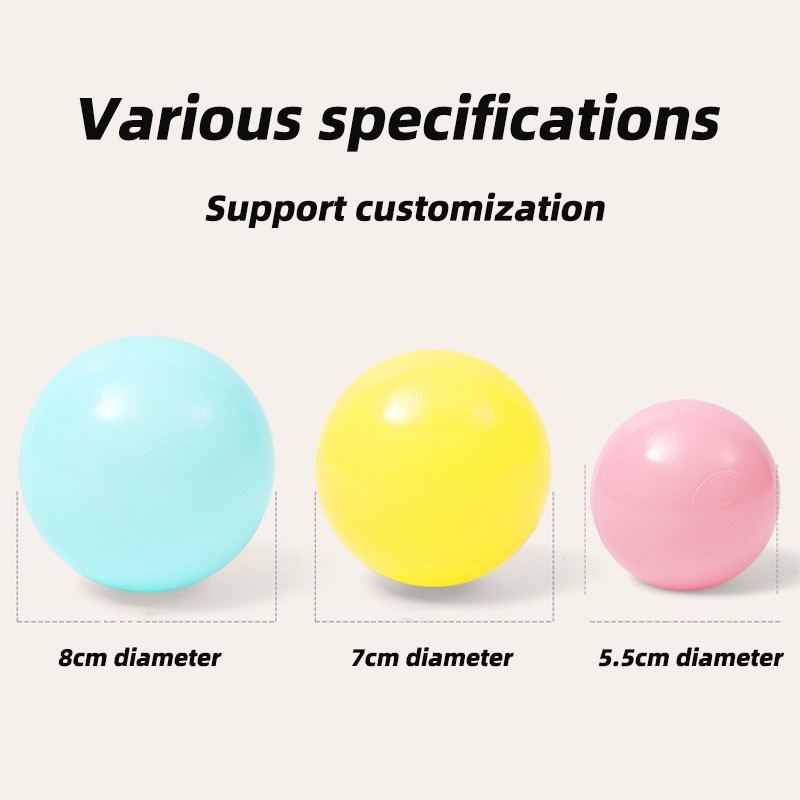 Plastic Balls Factory - Wholesale 5.5-8cm Colorful Ocean Balls