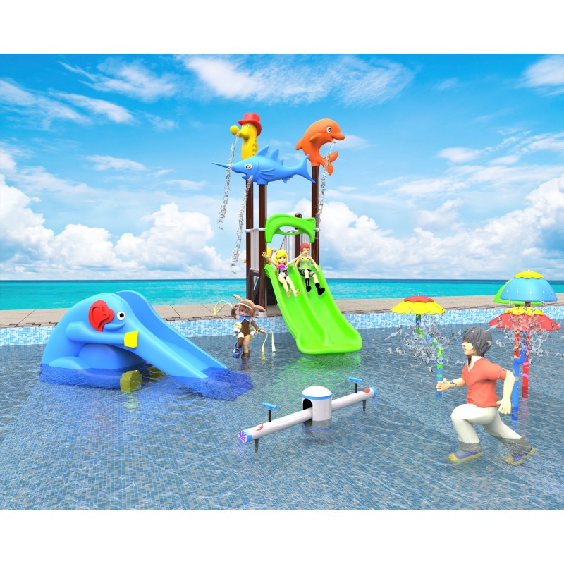 Water Slide Factory - Ocean-Themed Pool Tube Playground