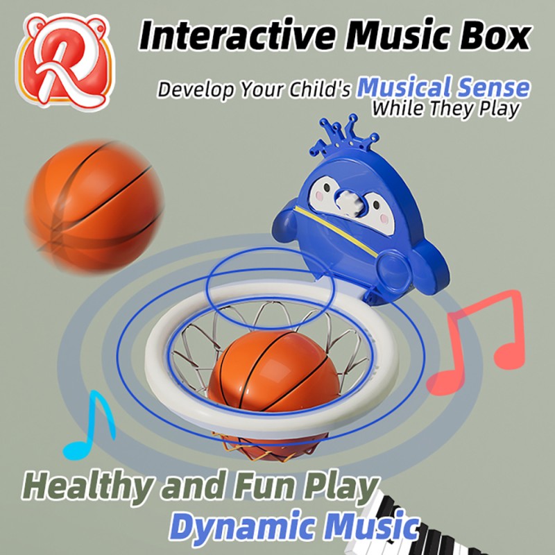 Mini Basketball Factory - Sensing Music Plastic Hoop