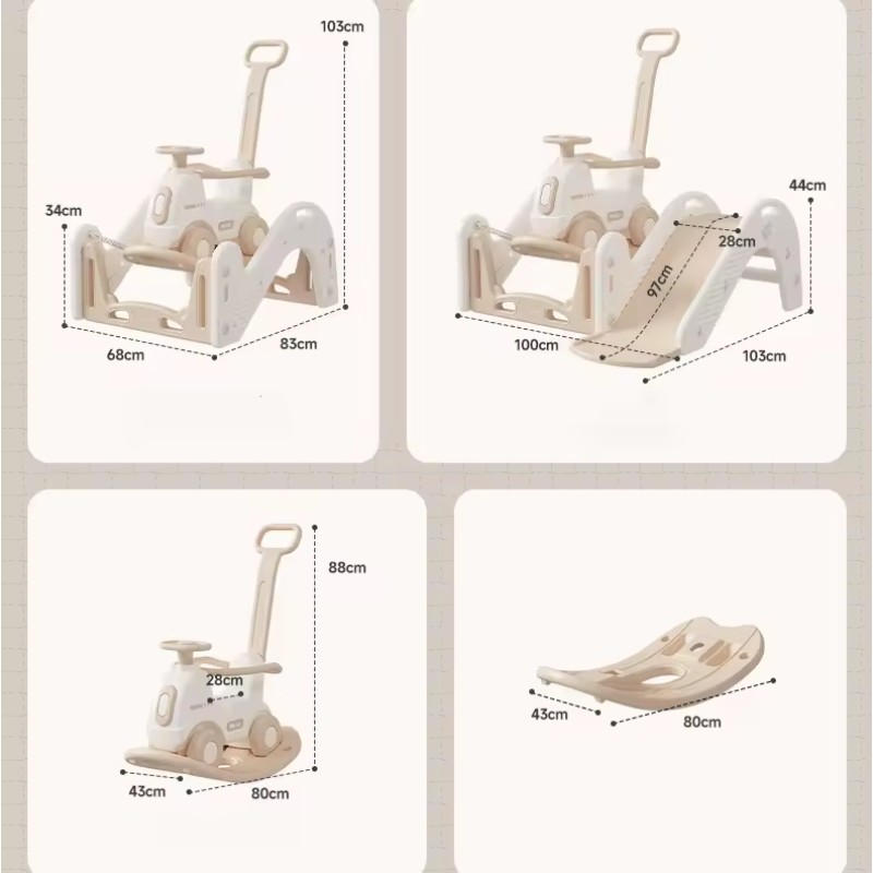 Rocking Horse Factory - Multi-Functional Ride-On Animal