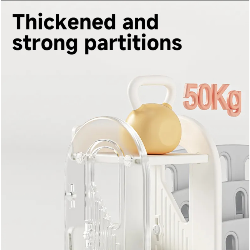 Toy Chest Factory - Plastic Bear Storage Bookshelf