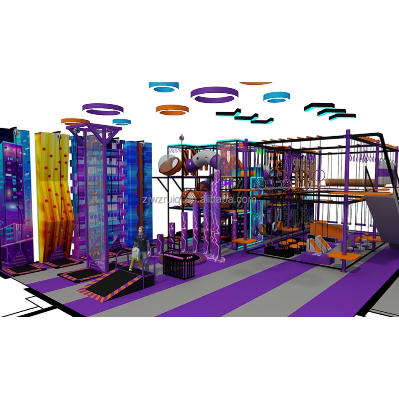 Trampoline Park Factory - Commercial Jumping Maze Children