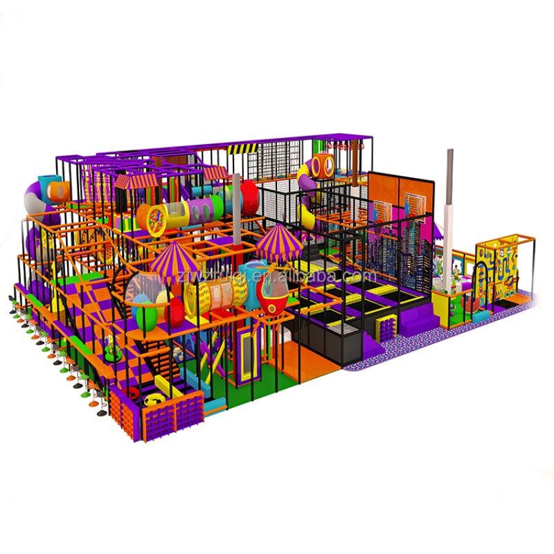 Play Structure Factory - Soft Climbing Foam Pit Trampoline