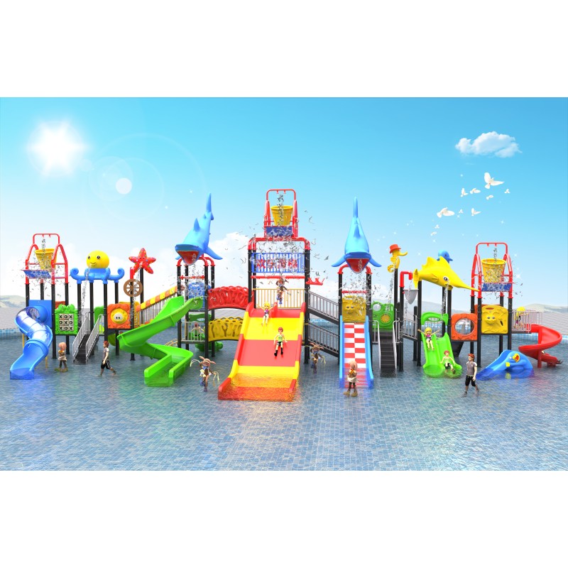 Water Play Equipment Factory - Outdoor Pool Water Slide