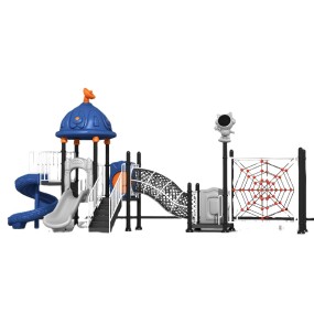 Playground Equipment Factory - Colorful Kids Outdoor Slide Set