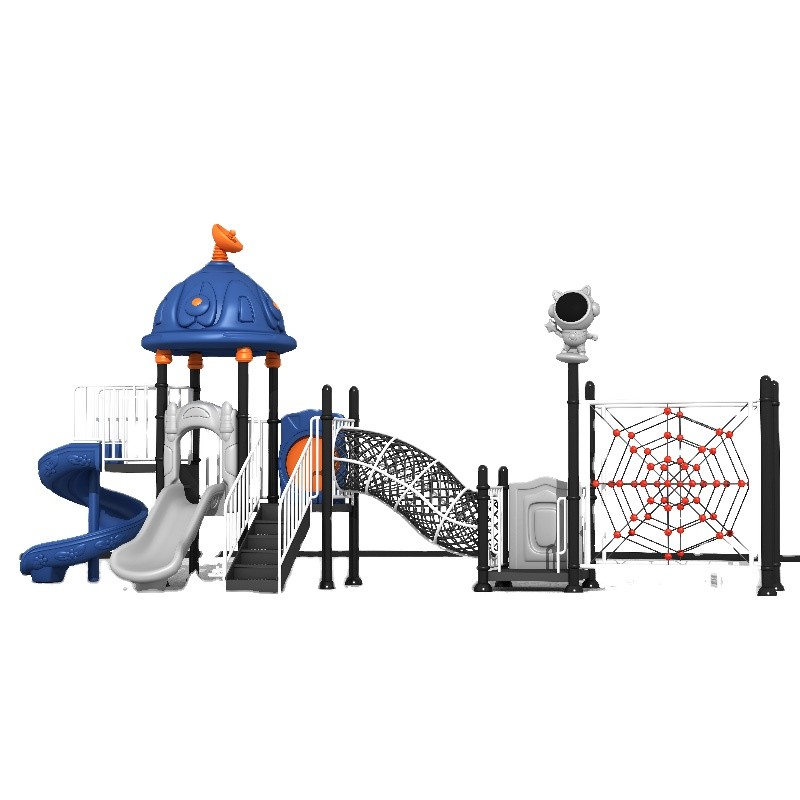 Playground Equipment Factory - Colorful Kids Outdoor Slide Set