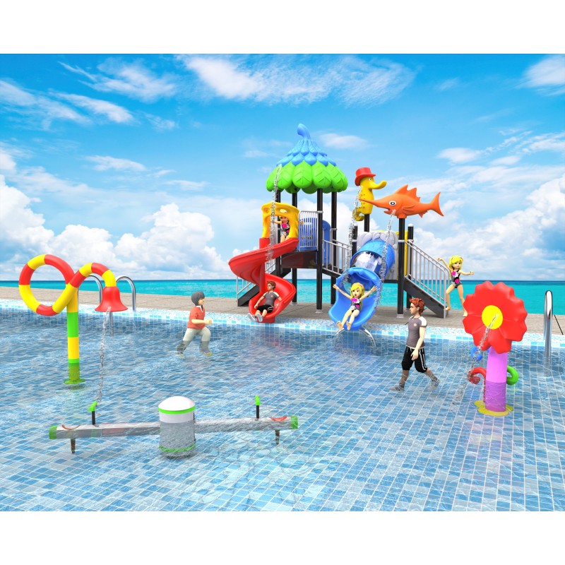 Water Slide Factory - Ocean-Themed Pool Tube Playground