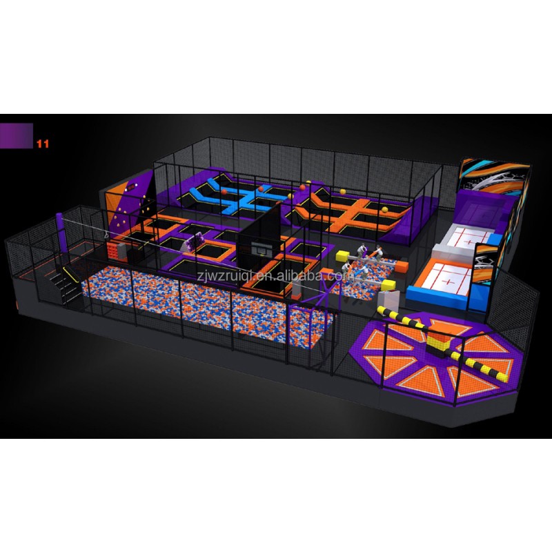 Amusement Center Factory - Trendy Neon Mini City Maze
