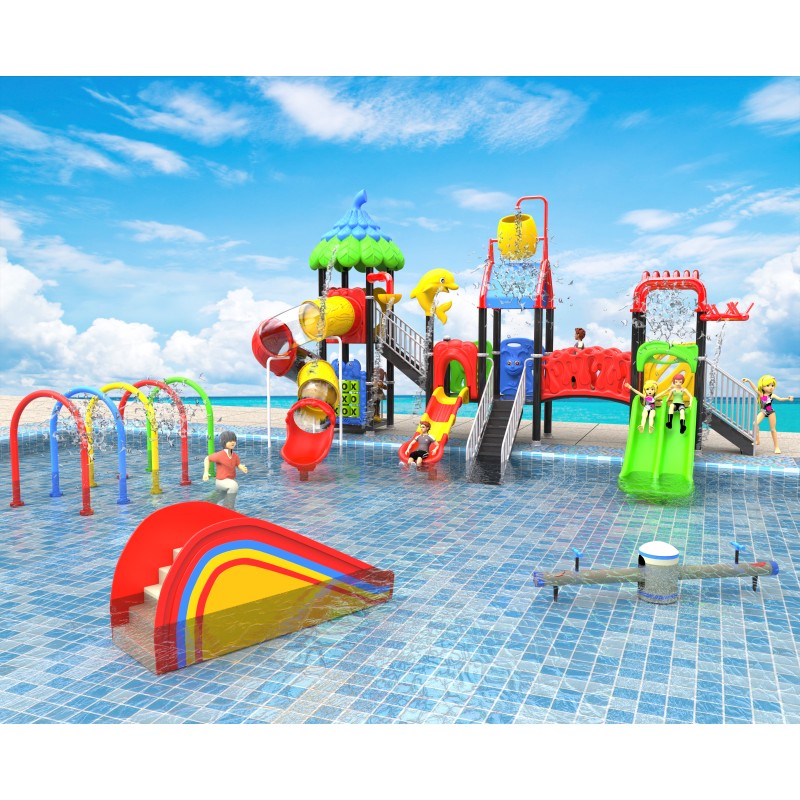 Water Slide Factory - Ocean-Themed Pool Tube Playground
