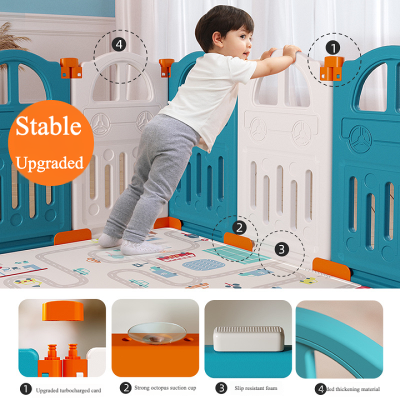 Baby Corral Factory - Foldable Indoor Kids Fence