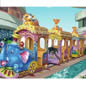 Train Ride Factory - Electric 1+3 Cabins Cartoon Animal