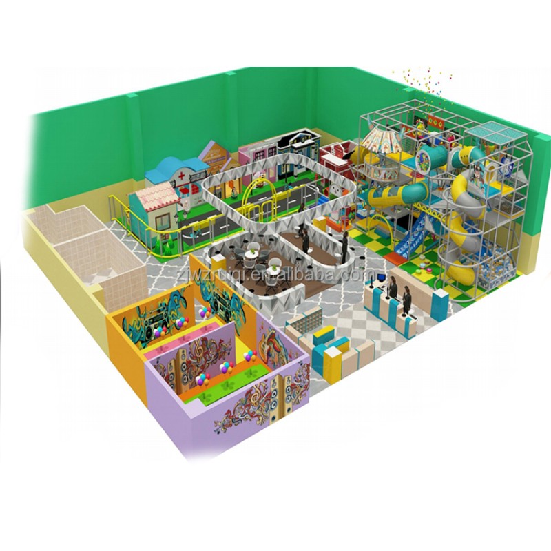 Play Structure Factory - Soft Climbing Foam Pit Trampoline