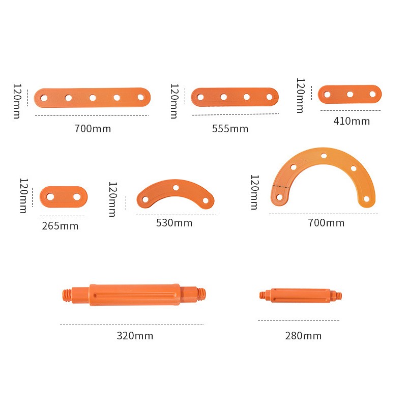 Construction Toy Factory - Colorful Houses Particle Blocks