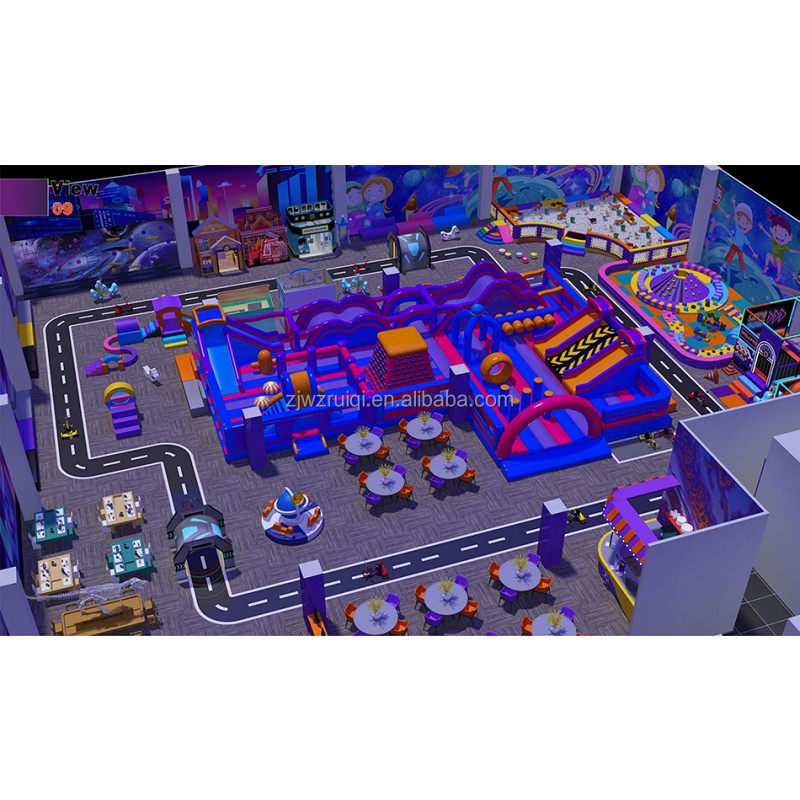 Trampoline Park Factory - Custom Size Long Plastic Slide