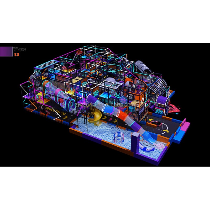 Trampoline Park Factory - Custom Size Long Plastic Slide