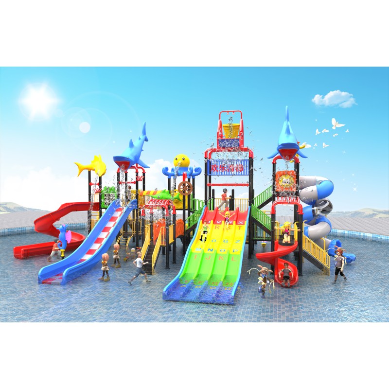 Water Play Equipment Factory - Outdoor Pool Water Slide