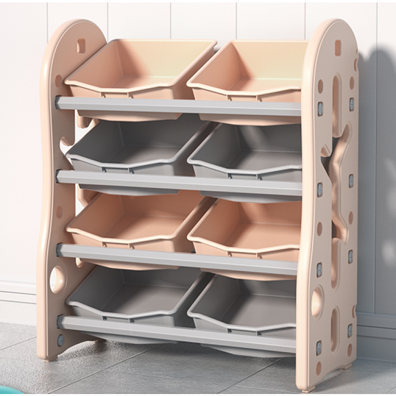 Storage Cabinet Factory - Light Green Pink Kindergarten