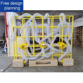 Ball Tube Supplier - Interactive Soft Plastic Ball Tube Wall Playroom