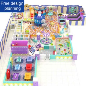 Indoor Playground Supplier - Factory Supply Soft Play Slide Trampoline