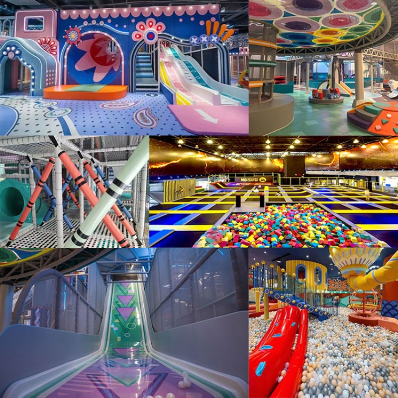 Indoor Playground Factory - Custom Design Soft Play Cartoon Forest Theme