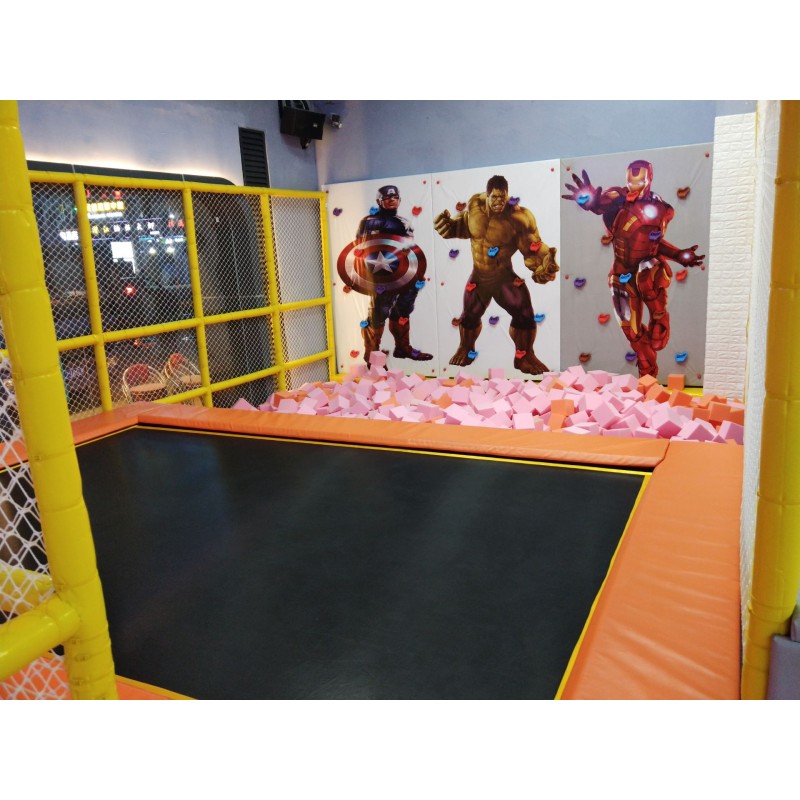 Trampoline Park Manufacturer - Shopping Center Bouncing Soft Play Adult