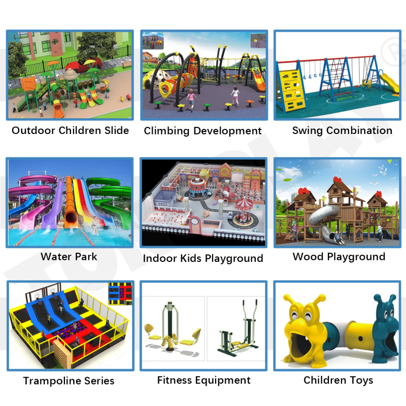 Outdoor Playground Supplier - Factory Price Metal Steel Slide Playground