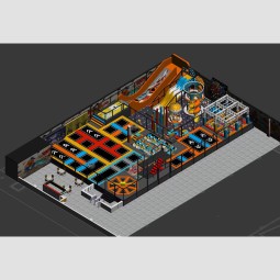 Trampoline Park Manufacturer - Comfortable Indoor Playground Jumping Bed