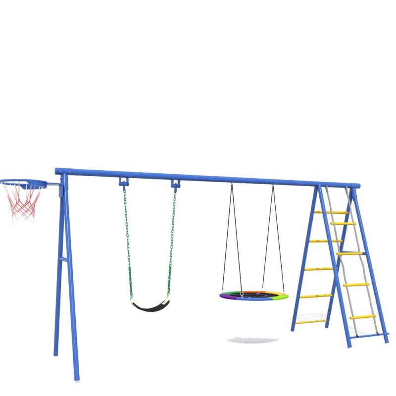 Swing Set Manufacturer - Children Garden Outdoor Metal Saucer Swing Set