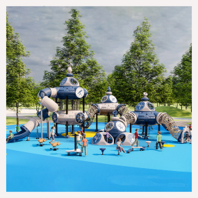 Playground Equipment Supplier - Nice Baby Portable Plastic Combined Slide