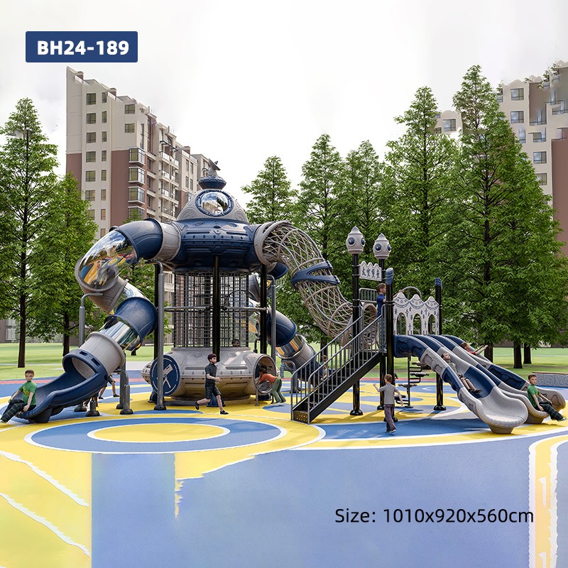 Playground Equipment Factory - Best Selling Kids Civic Play Area Slide