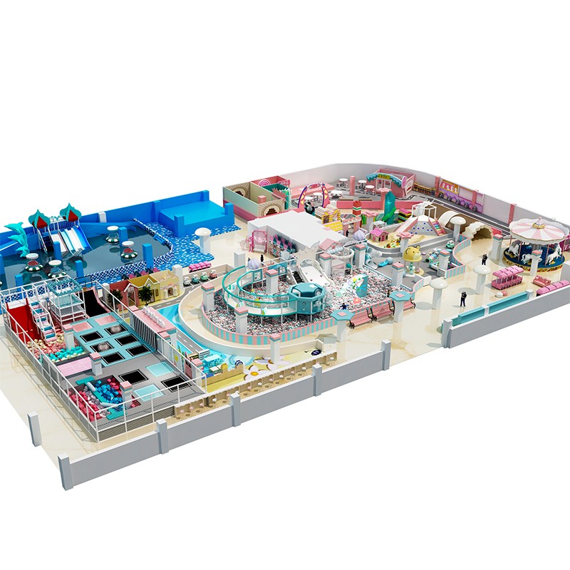 Family Entertainment Factory - Large 300 Sqm Trampoline Park Foam Pit