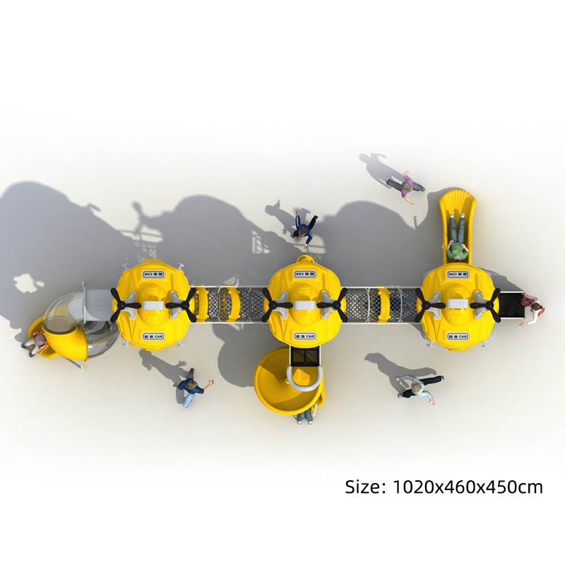 Outdoor Playground Manufacturer - 2024 Newest Blue Space Theme Commercial