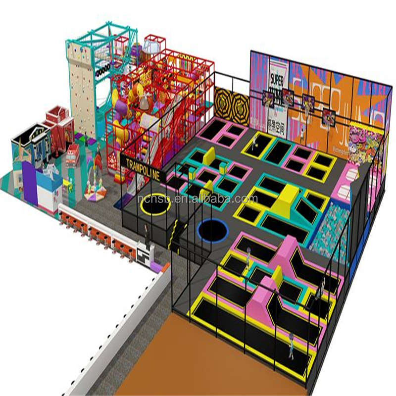 Indoor Playground Supplier - China Manufacturer Commercial Trampoline Park