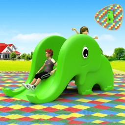 Outdoor Slide Supplier - Giraffe Shape Kindergarten Slide Home Park