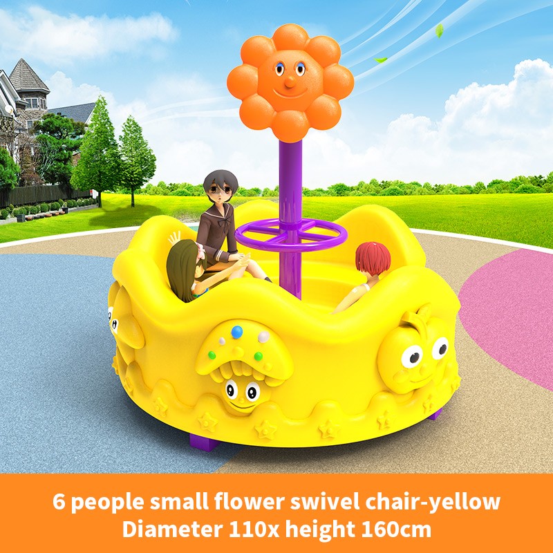 Swivel Chair Supplier - Small 6 Person Flower Design Go Round